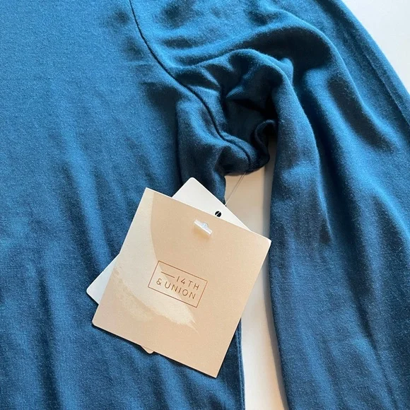 14th & Union from Nordstrom Blue Long Sleeve Top - Picture 3 of 4